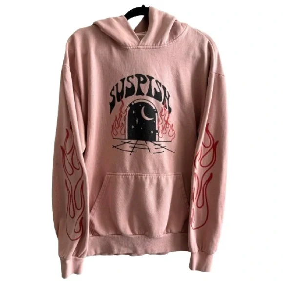 Bailey Sarian Suspish Light Pink Flame Pullover Hoodie Merch Unisex - Main Image